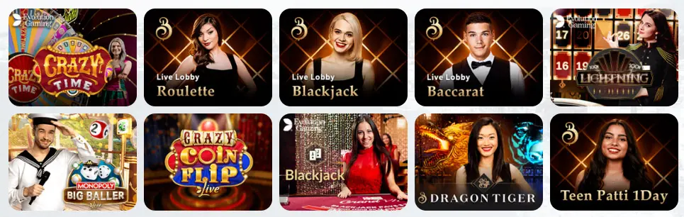 Jeux de casino en direct CASINO SLOTSTOTO