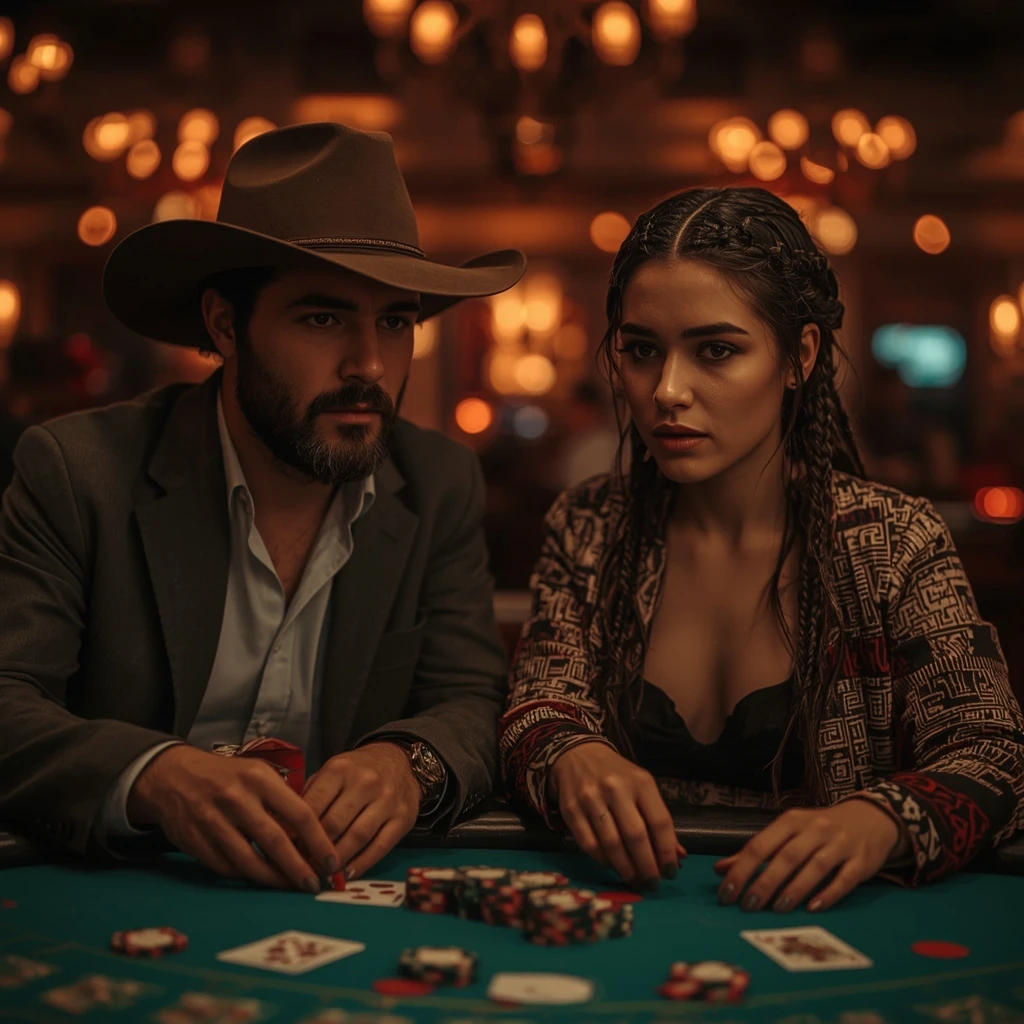 photo de deux joueurs de poker CASINO SLOTSTOTO
